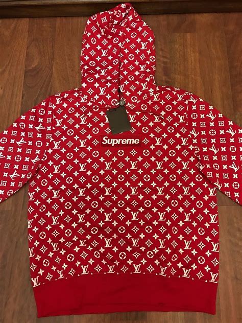 pull lv supreme|supreme louis vuitton hoodie.